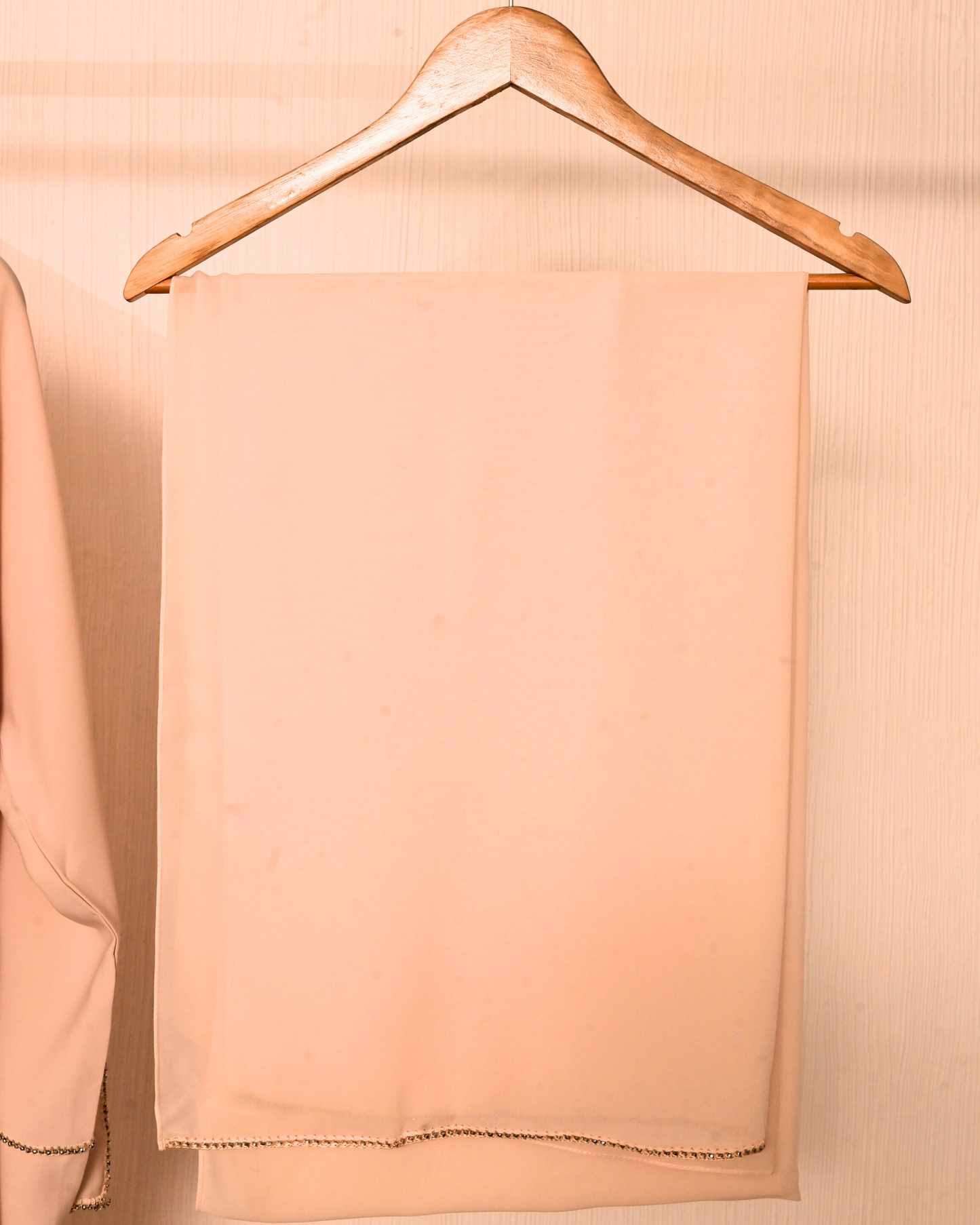 Warm Beige Premium Emirati Minimal Abaya