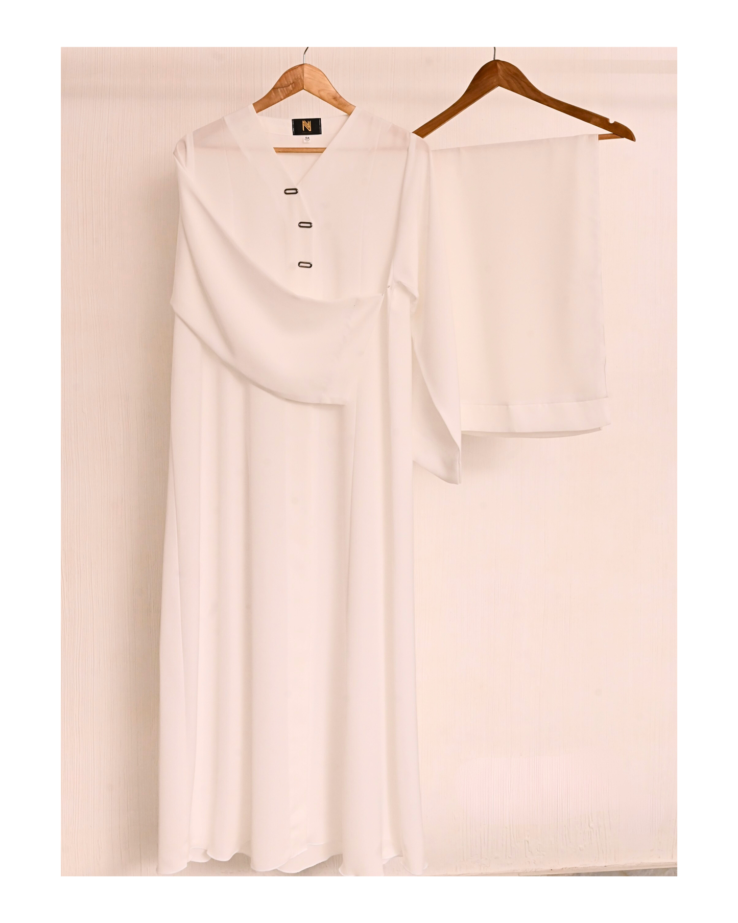 White – Premium Emirati Abaya