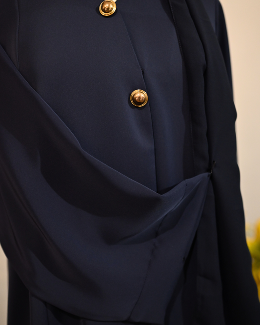 Midnight Blue – Premium Emirati Abaya