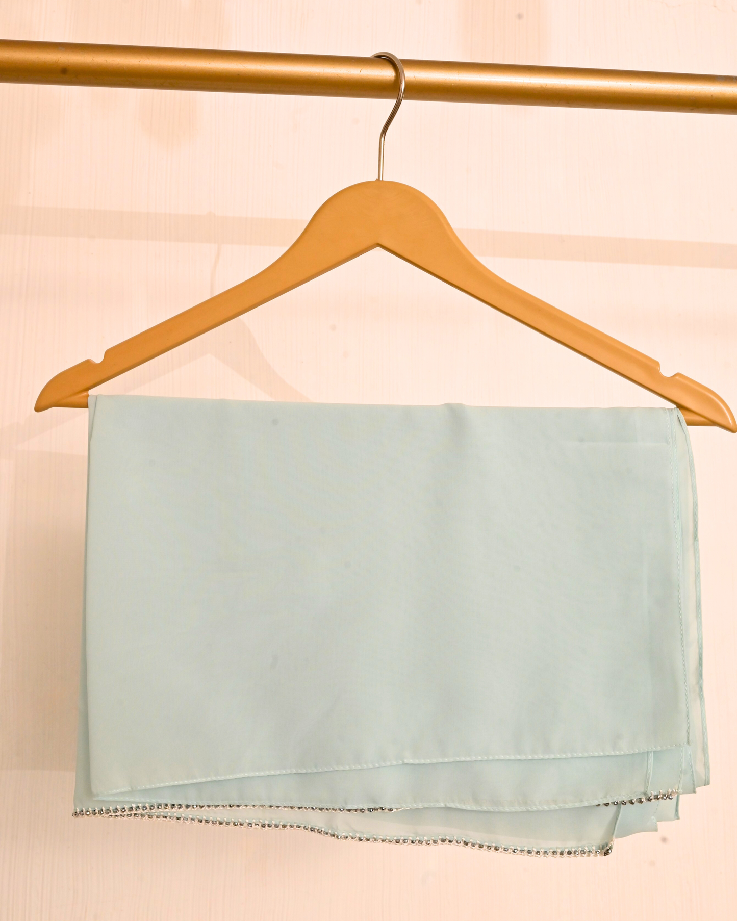 Ice Blue Premium Emirati Minimal Abaya