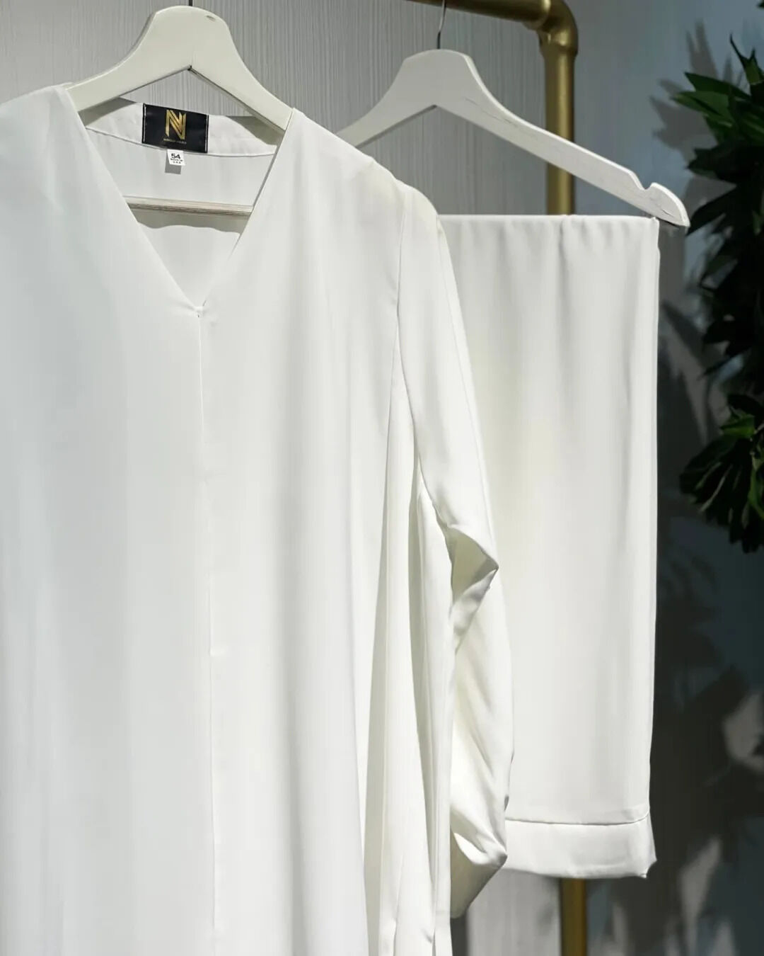 Zen Haze White Premium Abaya