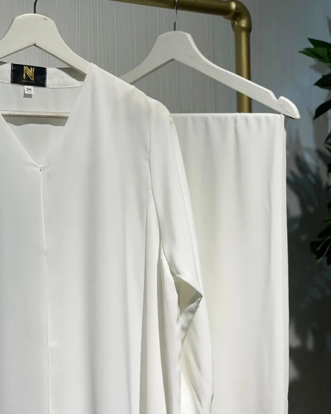 Zen Haze White Premium Abaya