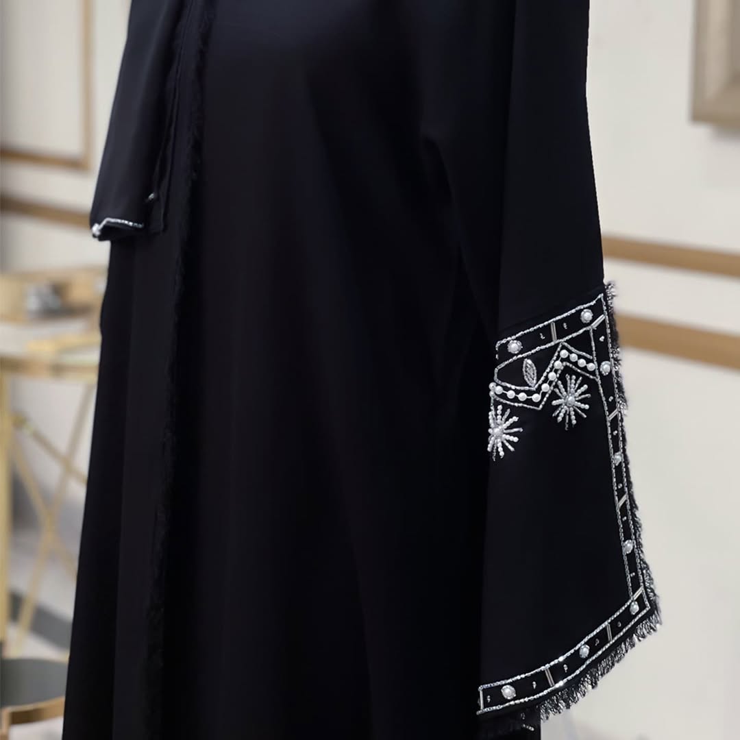 Ayra Black Premium Emirati Abaya