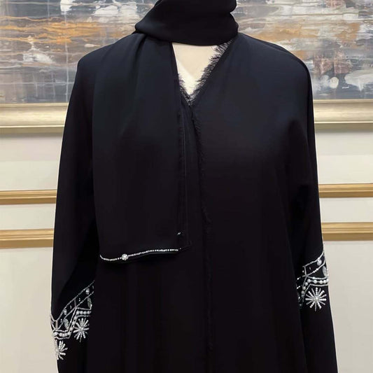 Ayra Black Premium Emirati Abaya